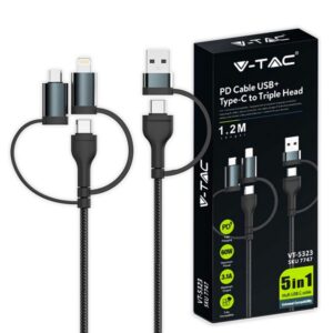 Cavo USB 2 in 3